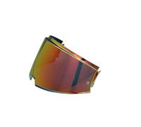 LMBN Motocicleta Lente de visera for casco de motocicleta FF906 abatible hacia arriba for parabrisas HD diurno y nocturno LS2 Accesorios for casco de motocicleta Accesorios completos(Red Gold)