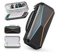 Lmcpa Duro Funda para Consola Nintendo Switch 2 2025, Estuche de Viaje con 10 Cartuchos de Juego, PC Funda Rígido Portátil Protector para Consola Nintendo Switch 2 2025 y Accesorios, Negro