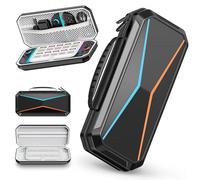 Lmcpa Duro Funda para Consola Nintendo Switch 2 2025, Estuche de Viaje con 10 Cartuchos de Juego, PC Funda Rígido Portátil Protector para Consola Nintendo Switch 2 2025 y Accesorios, Negro
