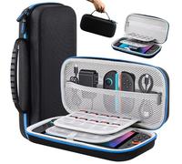 Lmcpa Funda para Consola Nintendo Switch 2 2025, Bolsa de Viaje con 20 Cartuchos de Juego, Estuche Rígido Portátil Protector para Consola 2025 Nintendo Switch 2 Accesorios, Azul