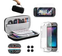 Lmcpa Kit de Funda Protector Compatible con Nintendo Switch 2 2025,Accesorios Nintendo Switch 2 Incluye Estuche, Protector de Pantalla, Cubierta Protectora Transparente y Agarre Para el Pulgar.