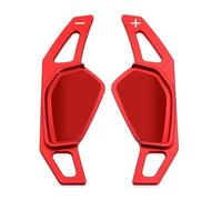 LMDO Para Skoda 2020 for Octavia A8 for MK4 for ENYAQ IV RS VRS 2021 for Karoq for Kodiaq Car Steering Wheel Shift Paddle Extend Shifters Sticker for DSG Gear (rojo)