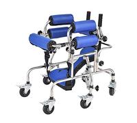 LMEILI Plegable Walker, Soporte Infantil, Walker Walker, Baja Entrenamiento De Miembros Soporte con Ruedas Andador con Asiento Miembro Inferior Formación, Adecuado para Niños, Bebés