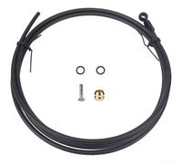 LMFCS - Kit de línea de freno hidráulico para SLX para XT para frenos de disco XTR MTB, tubo de nailon de alta presión 7075, juego completo con agujas de aceite BH90, anillos de sellado, tornillos de