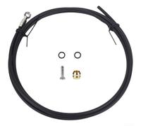 LMFCS Kit de línea de freno hidráulico para SLX para XT para frenos de disco XTR MTB, tubo de nailon de 2 m, aluminio 7075 de alta presión, juego completo con agujas de aceite BH90, anillos de sellado