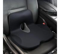 LmfSs Cojines para Asiento De Coche Aptos para Peugeot e-3008 SUV 2024 2025 2026 2027-, con Almohadillas ErgonóMicas De Espuma ViscoeláStica para La Cadera,Black