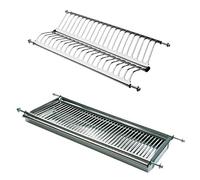 LMG Escurridor de Platos y Vasos Acero Inoxidable para Muebles de Cocina (500)