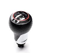 LMGMPOHOYY Pomo de cambio marchas Para A3 Para A4 B6 B7 B8 Para A6 S4 8K Para A5 8T Para Q5 8R Perilla palanca cambios coche 5 6 velocidades cambio marchas manual Palanca Cubierta palanca camb( Red)