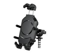 LMHGMUBVR Reemplazo del Soporte De Navegación para 5.4-7.2'' Motocicleta Teléfono Soporte GPS Navegación con Vibración Amortiguador Alta Velocidad Seguro Bloqueo Manillar(Fork Stem)