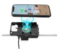 LMHGMUBVR Reemplazo del Soporte De Navegación para B&MW para F900XR para F 900 XR 2020 para F900xr Motocicleta Parabrisas Soporte Teléfono Móvil GPS Navegación Matrícula Chasis(Wireless and USB)