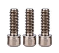LMHHMIN 4 Piezas M6x18mm Perno de Abrazadera de Freno de Disco de Bicicleta Tornillo Fijo con Junta (M6x18 con Junta)
