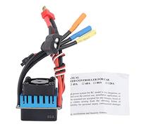 LMHHMIN 60A Controlador de velocidad ESC sin sentido sin escobillas impermeable para 1/8 pieza de barco RC de coche deportivo