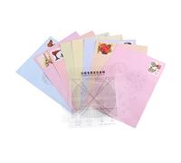 LMHHMIN 8 piezas 16 patrones DIY liberación dibujo localización papel Quilling herramienta artesanía decoración conjunto