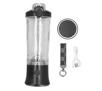 LMHHMIN Batidora portátil 150W 600ml 18000RPM Mini exprimidor Recargable por USB Mezclador eléctrico de Jugo de Frutas con Cuchillas de Acero Inoxidable para Viajes Negro