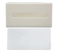 LMHHMIN Caja de Almacenamiento montada en la Pared Caja de Almacenamiento Multifuncional sin Perforaciones a Prueba de Polvo para Mantener ordenado el Polvo Puff Blanco