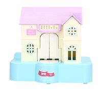 LMHHMIN Doghouse Money Saving Box Automatic Coin Swallowing with Light Music Effects Toy Gift for Kids (Perro afortunado azul)
