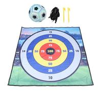 LMHHMIN Football Game Mat Set Indoor Football Toss Target Game Toss Soccer Goal Game with Soccer Ball for Kids Ages 3 and Up and Adults