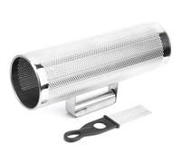 LMHHMIN Guiro Shaker Instrumento de percusión Orff de Aluminio + Raspador Material didáctico de música 4x12in Tipo A