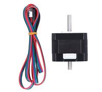 LMHHMIN Impresora 3D Motor Paso a Paso 42 Pasos Eje de Salida Doble 1.3A 0.3N·m 2 Fases 4 Cables Accesorios
