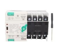 LMHHMIN Interruptor de Transferencia Automática de Doble Potencia 4P 400V 125A Interruptor de Cambio de Generador para Centro Comercial