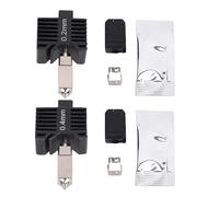 LMHHMIN Kit de Extremo Caliente para Impresora 3D Apto para Bamboo Lab X1 P1S Acero endurecido con Boquilla de 0,2 mm y 0,4 mm Accesorios de Piezas de Repuesto de Calentador de