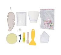 LMHHMIN - Kit de mosaicos multiusos para manualidades, innovadores y hechos a mano con forma de pluma para adultos y niños (Patrón de plumas)