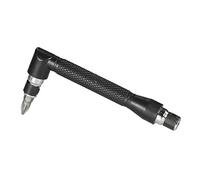 LMHHMIN Llave de tubo angular en forma de L Portapuntas de destornillador de 1/4 de pulgada Destornillador doble