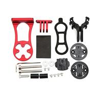 LMHHMIN Out Front Bike Computer Mount Bicicleta GPS Soporte extendido para Edge Bike Computer (Roja)