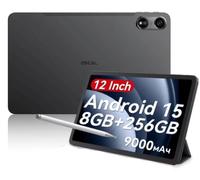 LMHTRADE Pad 100 Tablet 12'' 2K FHD + Unisoc T615 8 + 16GB RAM 256GB ROM 9000mAh Android 15 Tabletas 4G PC