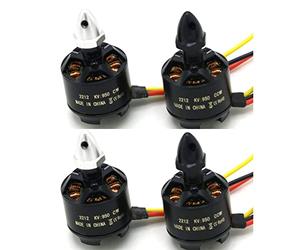 LMIAOM 4pcs / lot 2212 CCW 950KV sin escobillas motores de CW F330 F450 F550 XK X380 X380A X380B X380C RC Quadcopter aviones no tripulados Piezas de montaje de accesorios de bricolaje