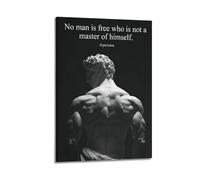 LMJUSNEFNC Póster artístico con cita estoica de Epictetus, póster decorativo de lienzo para pared e impresión artística moderna para dormitorio familiar, pósteres de 30 x 45 cm