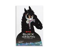 LMJUSNEFNC Póster decorativo de la serie de televisión de anime Bojack Horseman, póster decorativo para pared e imagen artística moderna para decoración de dormitorio familiar, 16 x 24 pulgadas (40 x