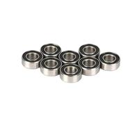 LMLOZZ 10 rodamientos de Acero Inoxidable S683 2RS 3x7x3 m ABEC-7 con Sellado de Goma for carretes.