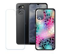LMLQSZ Funda para Nokia G60 5G, Cover Suave Silicona TPU Carcasa Caso Protectora Case + Cristal Templado Film Vidrio Protector de Pantalla para Nokia G60 5G (6,58") - KE5