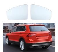 Lmmdhi Espejo Calefactado Lateral Izquierdo/Derecho para VW Tiguan 2017-2019,Cristal de Espejo Retrovisor de Puerta,Cristal de Espejo Calefactable,Driver Side