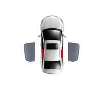 Lmmdhi Parasol de Coche para Seat Ateca SUV 2016-2024,Visera de Ventana Lateral de Coche 4,Parasol de Parabrisas Delantero Trasero,2PCS Rear