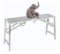 LMMIAOZ Andamio Plegable portátil, Plataforma de Trabajo, Escalera de Torre Multiusos, Taburete, Banco, Altura Ajustable con Patas Antideslizantes, Carga de 300 kg, para Limpieza