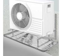 LMMIAOZ Bandeja de Drenaje de condensado para Aire Acondicionado, Bandeja de Drenaje de recolección de Agua con cojín de Goteo Universal de Acero Inoxidable para Exteriores con