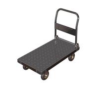 LMMIAOZ Chariot à Plateau Pliable robuste, capacité 800 kg, Avec roues pour un Transport et un levage faciles - Noir 65 x 110 x 88 cm