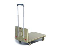 LMMIAOZ Chariot à Plateau pour le Transport de marchandises, Chariot de manutention Pliable et Portable, Chariot de Livraison Express, Diable (Vert, Petit)