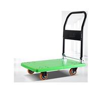 LMMIAOZ Chariot de manutention Pliable et léger à 4 roues Avec poignée en métal pour un déplacement silencieux - Idéal pour bibliothèques, Bureaux et maisons - Grande capacité de