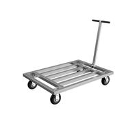 LMMIAOZ Chariot de manutention Pliable XL - Chariot de Transport Portable à Plateau pour Usage Domestique et de chantier - Transporteur robuste, facile à Ranger, remorque Pliable