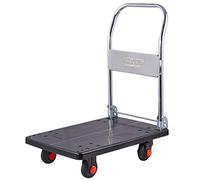 LMMIAOZ Chariot de Rangement multifonctionnel, Chariot ultraléger à Plateau/Pliable/Chariot à outils/fourgonnettes en Plastique/Quatre Chariots Ultra-silencieux/diables de manute