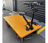LMMIAOZ Chariot Plateforme électrique Portable 600 kg en Acier robuste Avec roues pour le déplacement Dans Les entrepôts, magasins, quais de chargement, Restaurants et à Domicile