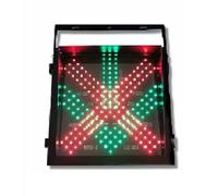 LMMIAOZ Luces de señalización LED con Forma de Horquilla roja y Flecha Verde para Estaciones de peaje, Cruces y Obras de construcción, Montaje Horizontal/Vertical, 400 mm, CA 85-