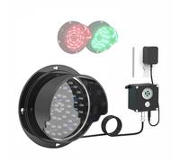 LMMIAOZ Luz para Muelle de Carga Industrial - Señal de Parada de tráfico LED roja/Verde Impermeable para Carreteras y advertencias de tráfico, luz de Seguridad de 125 mm/5 pulgad