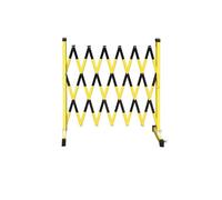 LMMIAOZ Portable Retractable Safety Barrier Expandable Crowd Control Fence with Pulley for Road Garage School Shopping Center - Durable Construction Easy Setup