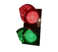 LMMIAOZ Semáforo LED de Parada, señal roja/Verde de 200 mm, Resistente al Agua, Control de cableado de 12 V para Cruces y bifurcaciones en T, semáforo Industrial para muelles de