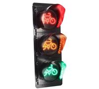 LMMIAOZ Semáforos LED de 300 mm/400 mm para vehículos no motorizados, Bicicletas, semáforos, Indicadores de señalización de intersecciones, Resistentes al Agua y al Polvo, carcas