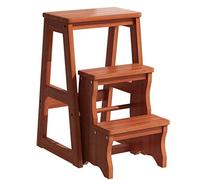 LMMIAOZ Taburete de Escalada para Interiores, Silla de escaleras de 3 peldaños, Taburete Alto con Pedal, Escalera de Ascenso Multifuncional, Estante de Almacenamiento de segurida